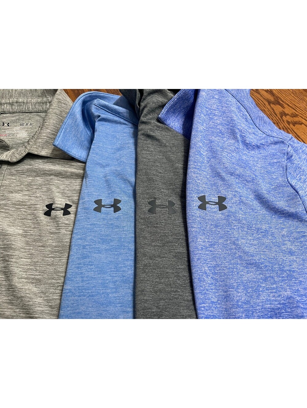 Under Armour Men's Lot of 4 HeatGear Golf Short Sleeve Polo Shirts Medium M